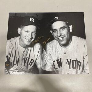 Signed Original Whitey Ford Yogi Berra New York Yankees MLB Baseball Autograph